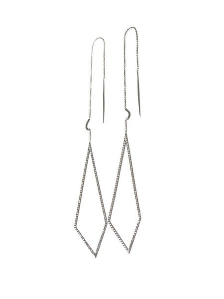 "Triangular Drop" 18k Gold Earrings - ARCHIVES - 2