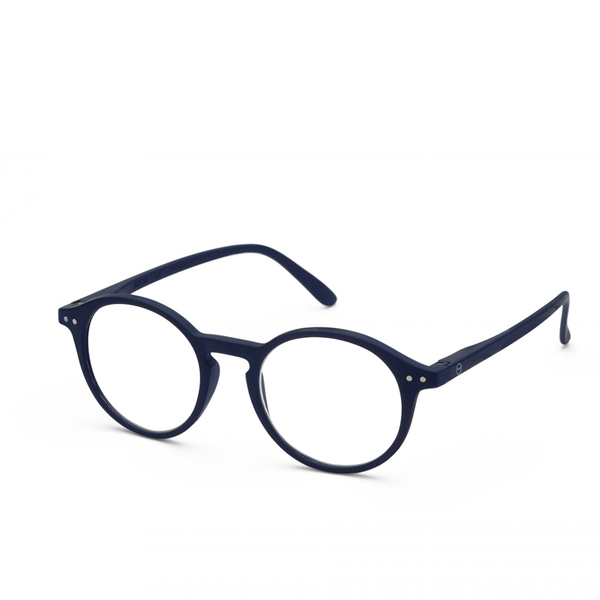 "D" Navy Blue Reading Glasses