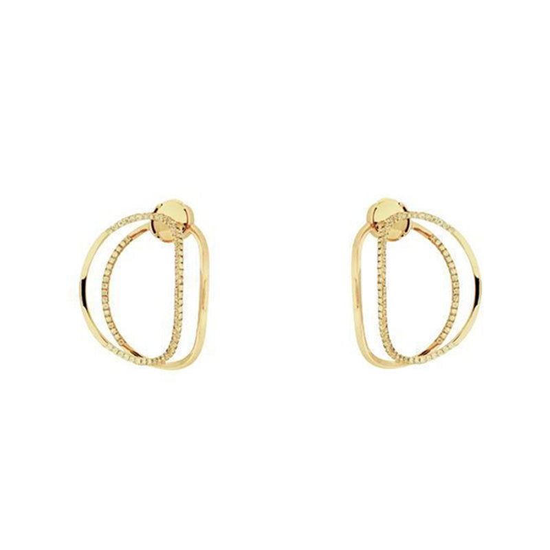 "Little Earclipse" 18k Gold Earrings