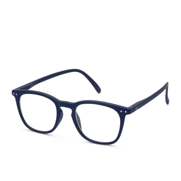 "E" Navy Blue Reading Glasses