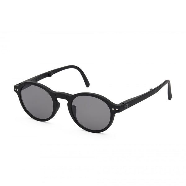 "F" Black Grey Lenses Sunglasses