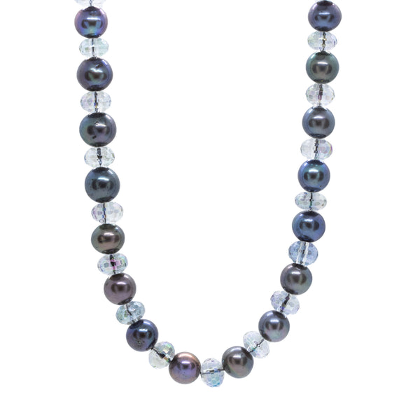 Faceted Rock Crystal Necklace