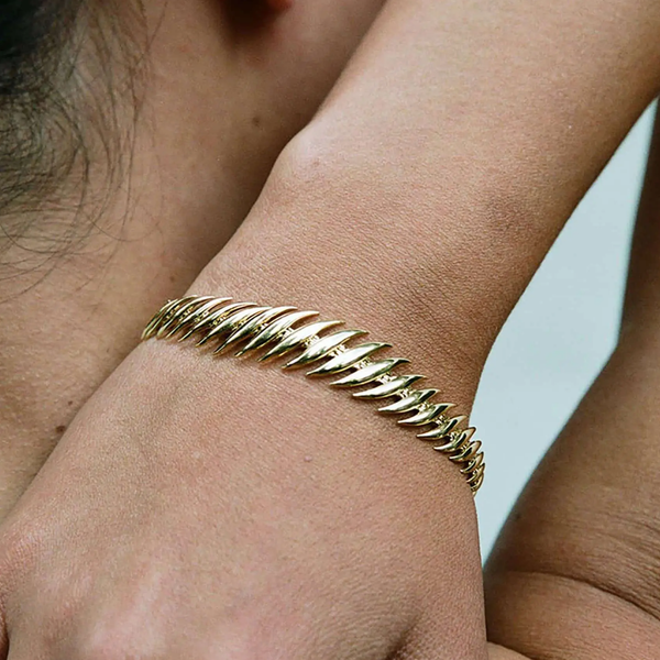 "FLAME" 18K YELLOW GOLD SMALL BRACELET