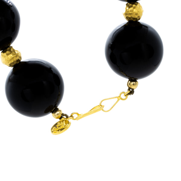 "Onyx" 18K Yellow Gold Necklace