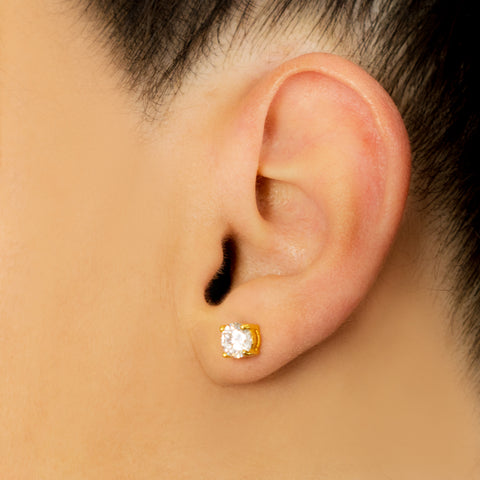 "Gold Stud" Mono Earring