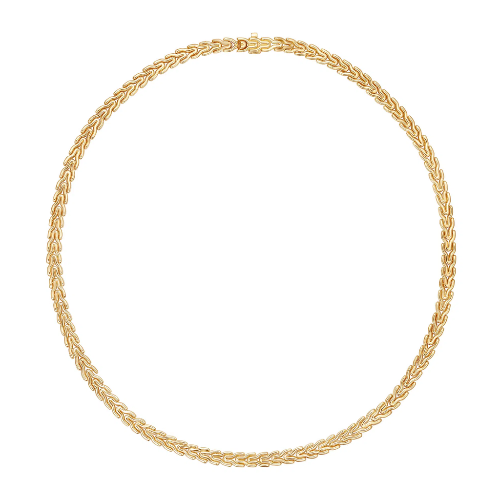 "SYNC" 18K YELLOW GOLD NECKLACE